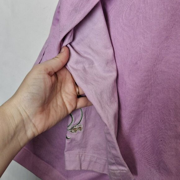 Quacker Factory Women's Lavender Pink Jacket Zip‎ Floral Sequin Pockets Large - Picture 12 of 14